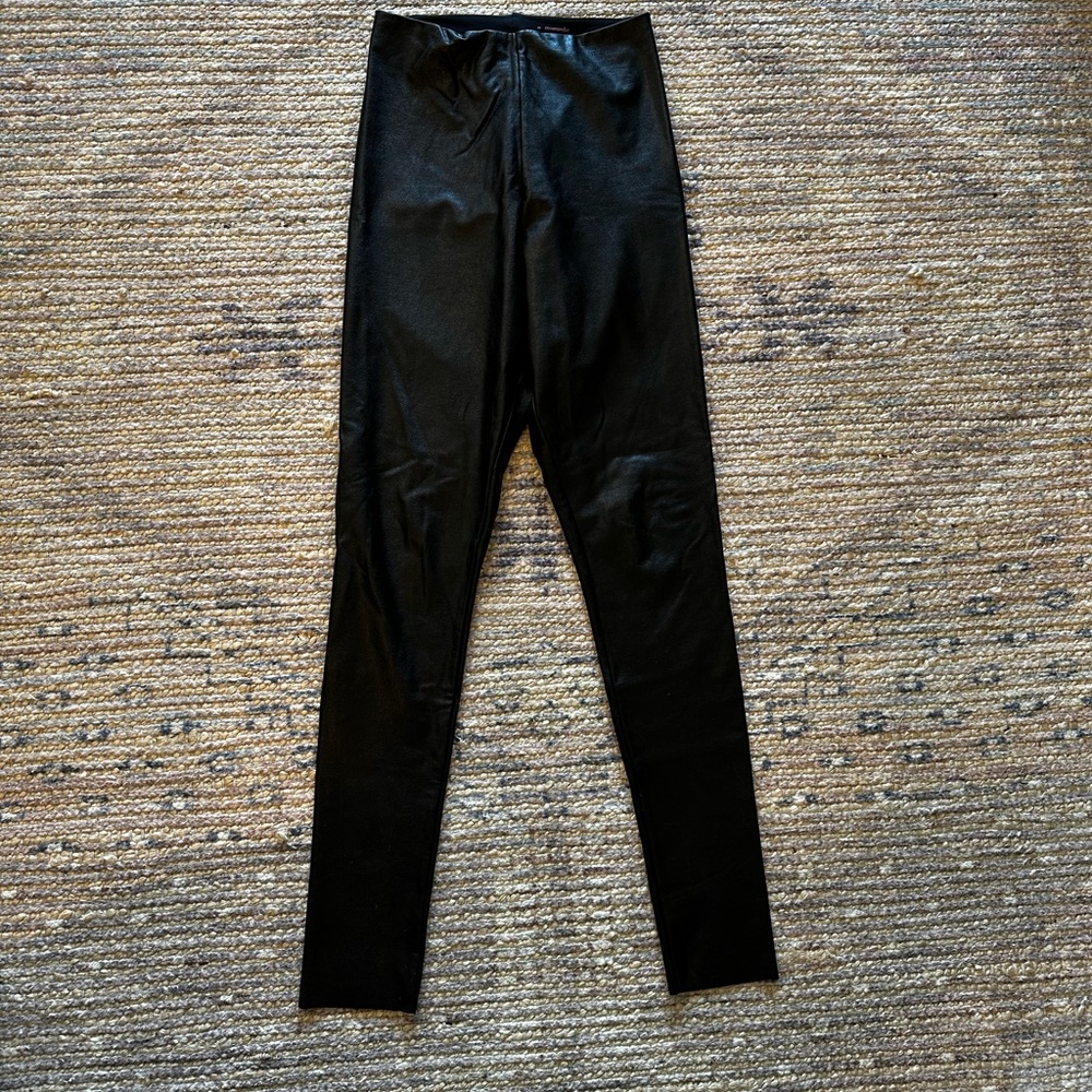 Commando Perfect Control Faux Leather Leggings 
Size M